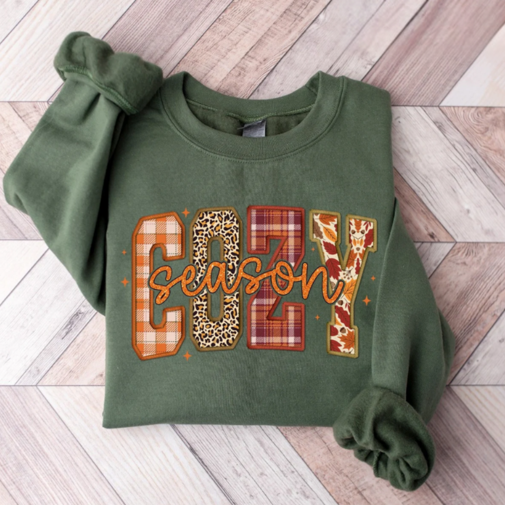 Cozy Season Sweatshirt Retro Fall Sweatshirt