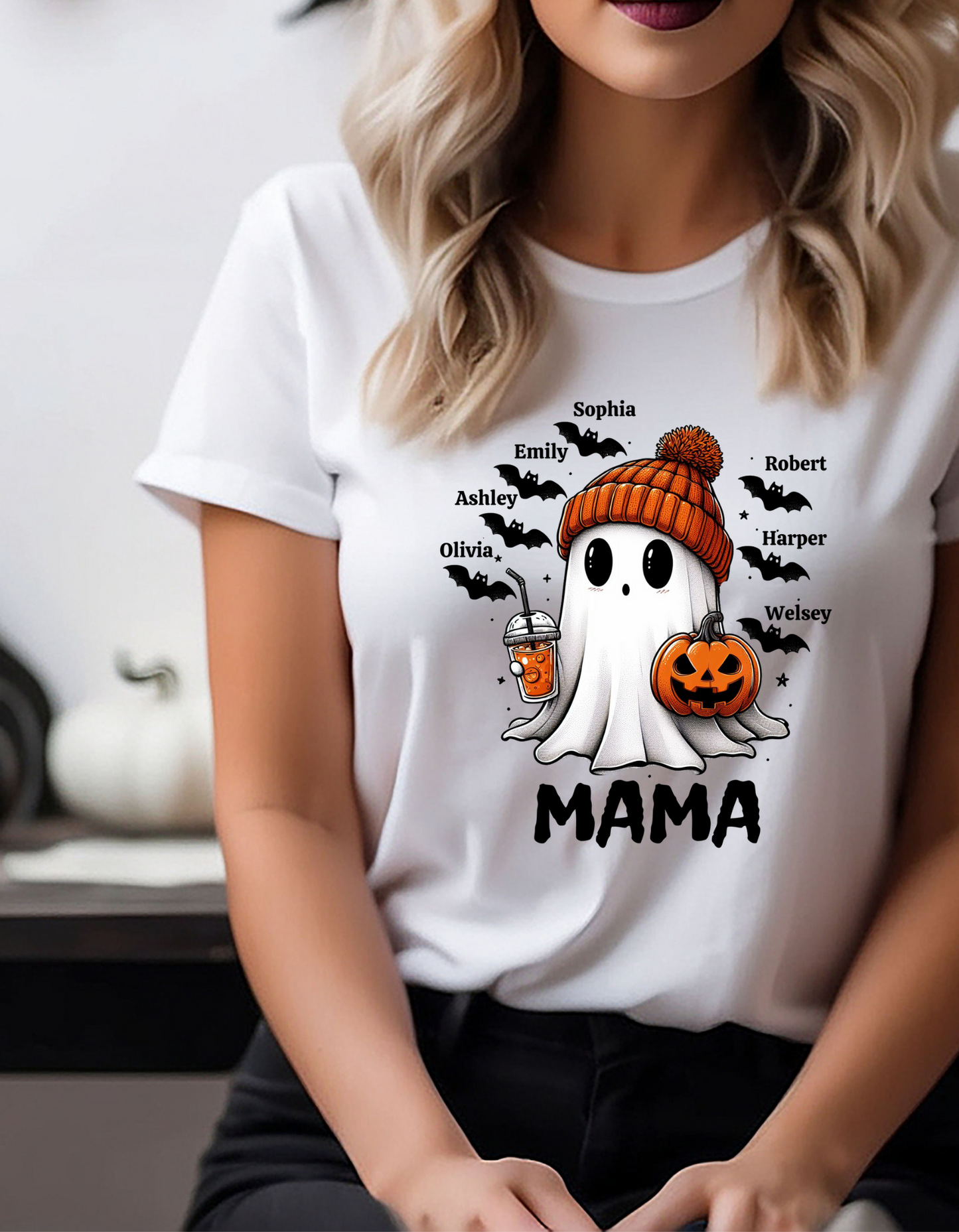Personalized Ghost Halloween Shirt