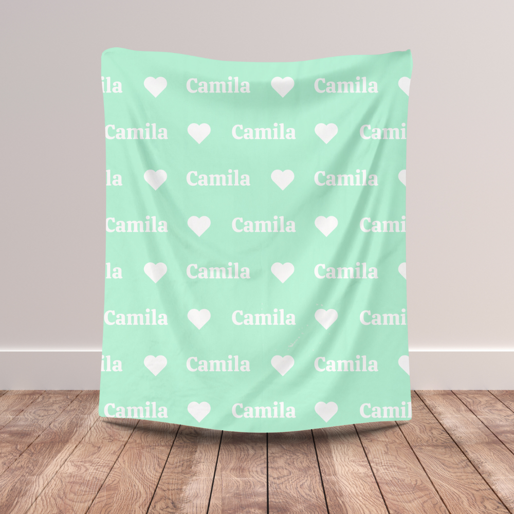 Personalized Heart Blanket