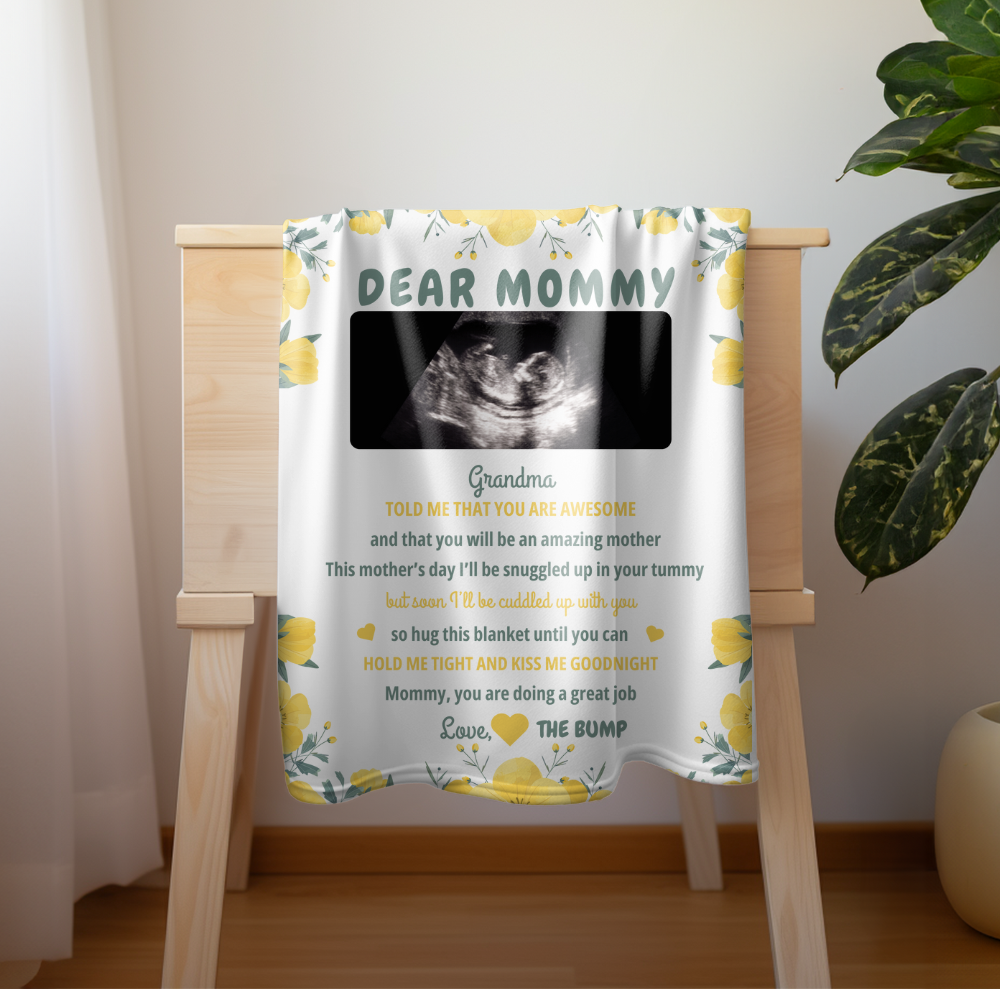 Dear Mommy Personalized Blanket