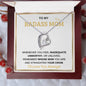 To My BadAss Mom Forever Love Necklace