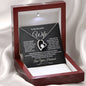 Gift for Wife "I Can't Live Without You" Gold Forever Love Necklace