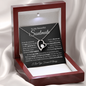 To My Beautiful Soulmate Forever & Always Forever Love Necklace b/w