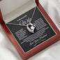 Gift for Wife "I Can't Live Without You" Gold Forever Love Necklace
