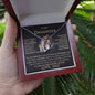 To My Daughter Love Dad Forever Love Necklace B/L
