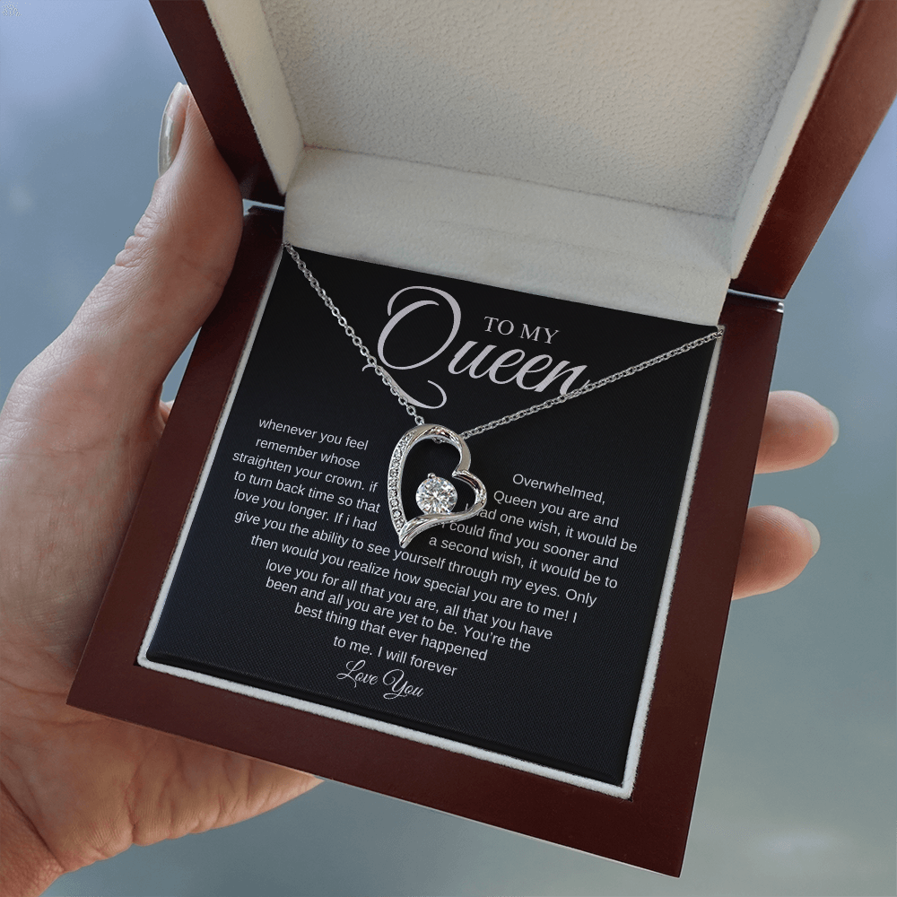 To My Queen Forever Love Necklace