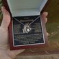 To My Daughter Love Dad Forever Love Necklace B/L