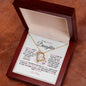 To My Precious Daughter Forever Love Necklace (Pink/Black)