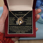 To My Daughter Love Dad Forever Love Necklace B/L