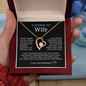 To My Smokin Hot Wife Forever Love Necklace