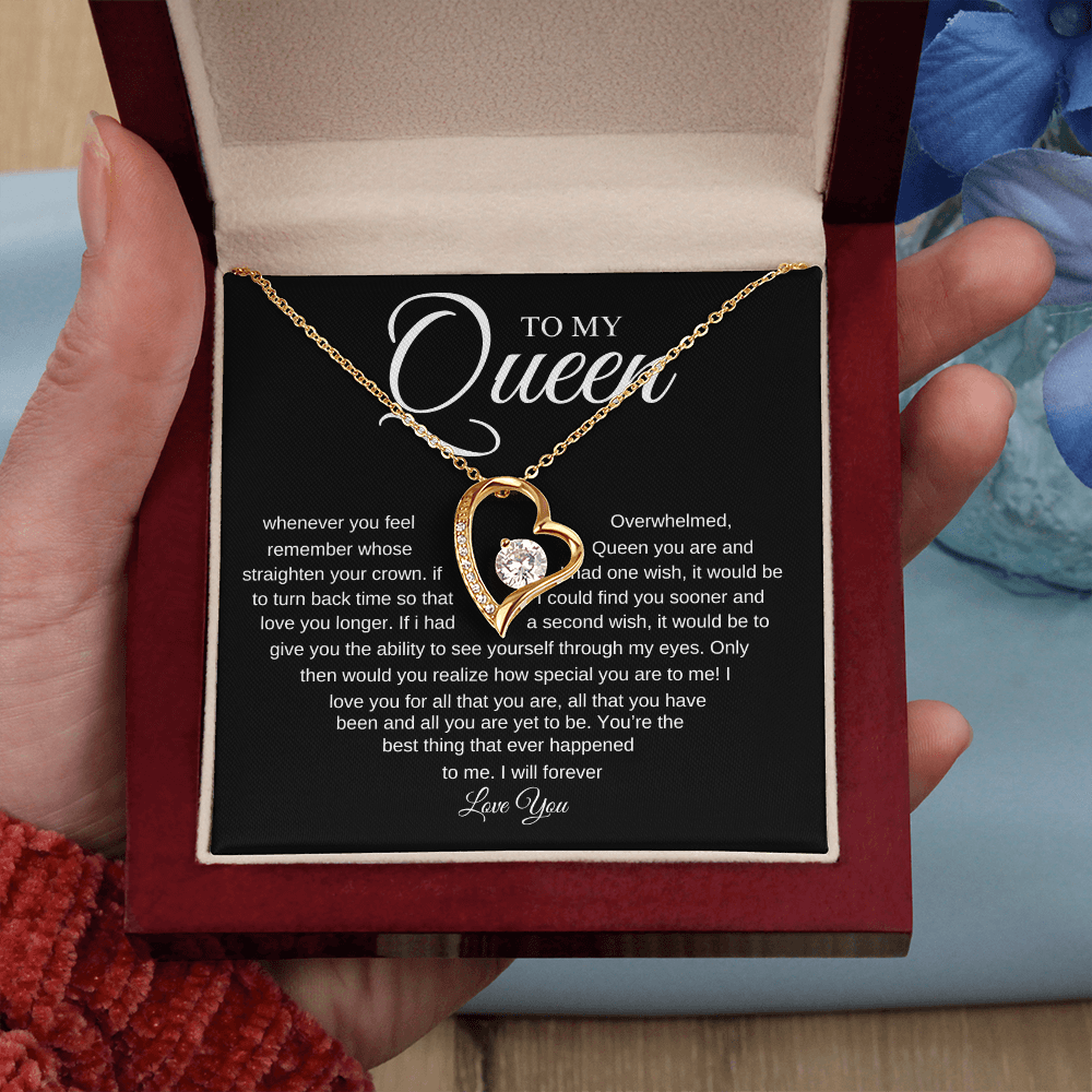 To My Queen Forever Love Necklace