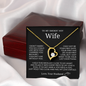 To My Smokin Hot Wife Forever Love Necklace