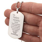 MY STEPPED UP DAD/ DOG TAG
