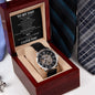TO MY DAD MESSAGE CARD FOR A WATCH
