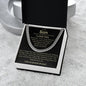 To My Son I Am Proud Cuban Link Chain