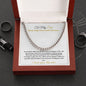 TO MY SON CUBAN LINK CHAIN.