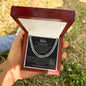 To My Son I Am Proud Cuban Link Chain