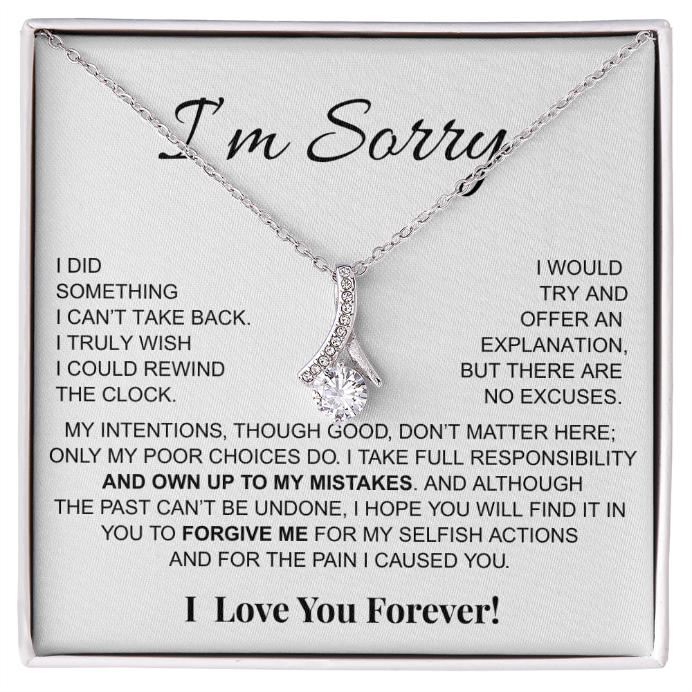 Apology Gift For Her- I Take Full Responsibility - Alluring Beauty Necklace