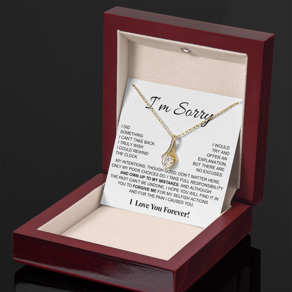 Apology Gift For Her- I Take Full Responsibility - Alluring Beauty Necklace