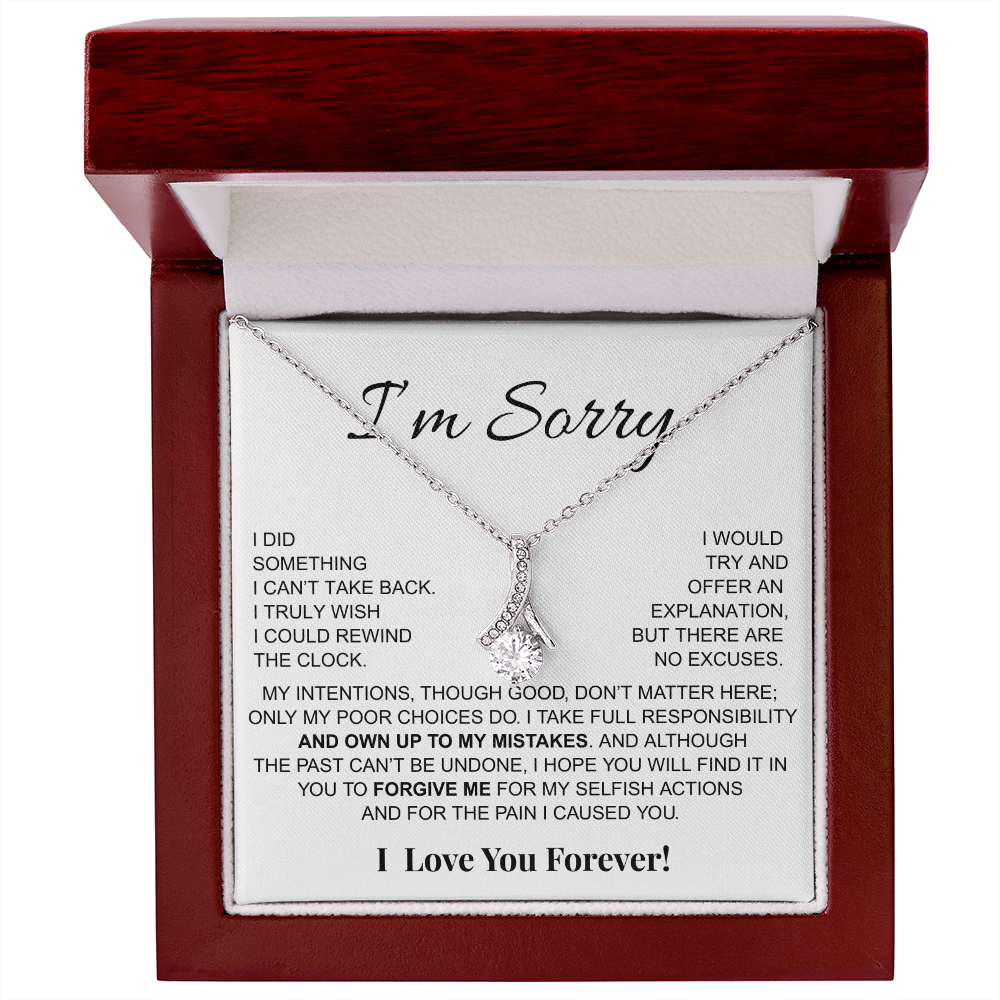 Apology Gift For Her- I Take Full Responsibility - Alluring Beauty Necklace