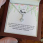 To My Mom For All The Times Alluring Beauty Necklace
