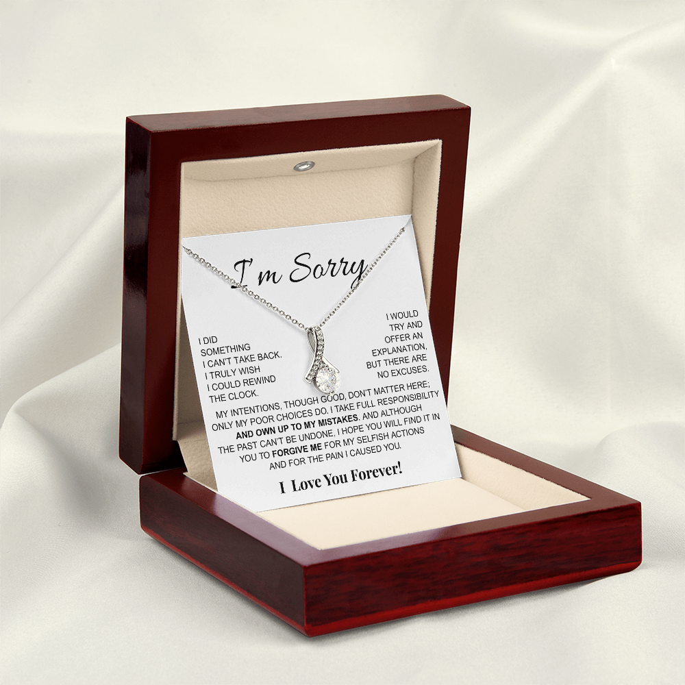 Apology Gift For Her- I Take Full Responsibility - Alluring Beauty Necklace