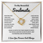 To My Beautiful Soulmate Meeting You Was Fate W/B