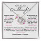 To My Granddaughter - Most Beautiful Chapter Love Knot Necklace