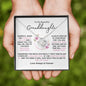 To My Granddaughter - Most Beautiful Chapter Love Knot Necklace