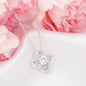 To My Granddaughter- love Grandpa- love knot necklace
