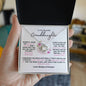 To My Granddaughter - Most Beautiful Chapter Love Knot Necklace