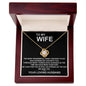 To My Wife The Most Wonderful Thing I Decided Love Knot Necklace