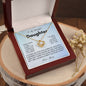 To My Beautiful Daughter Once Upon A Time - Love Knot Necklace