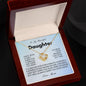 To My Beautiful Daughter Once Upon A Time - Love Knot Necklace