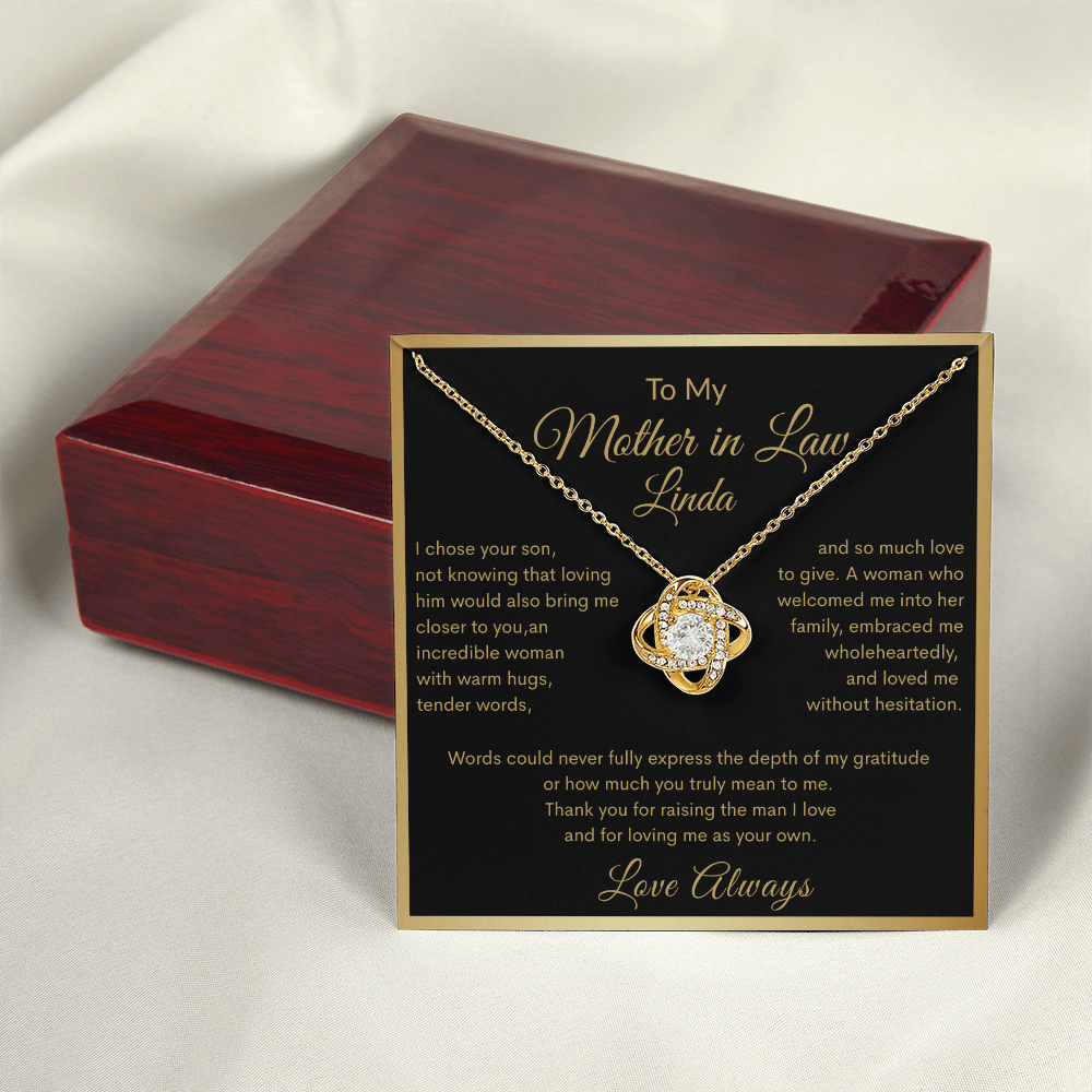 The Love We Share – Custom Mother-in-Law Necklace Gift