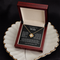 To My Smokin Hot Wife I Married You Love Knot Necklace