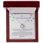 to my beloved granddaughter/ love knot necklace