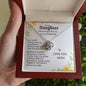 To My Daughter You Are My Sunshine/ Love Knot Necklace