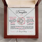 Love Knot personalized Daughter Necklace 2