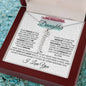 To My Daughter Personalized Vertical Name Necklace