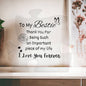Best Friend Piece Of My Life Acrylic Puzzle Plaque
