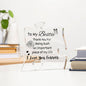 Best Friend Piece Of My Life Acrylic Puzzle Plaque