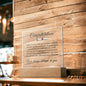 Congratulations Plaque