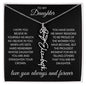 To My Daughter I Hope You Believe Flower Name Necklace