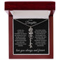 To My Daughter I Hope You Believe Flower Name Necklace