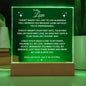 Eternal Love: Multicolor LED Acrylic Plaque