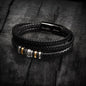 TO MY SON-NEVER ALONE-BRAIDED BRACELET SET
