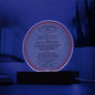 Grandson- You Will Never Lose Baseball Plaque