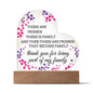 Thank You For Being Part Of My Family Acrylic Plaque