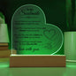 To My Soulmate Acrylic Plaque